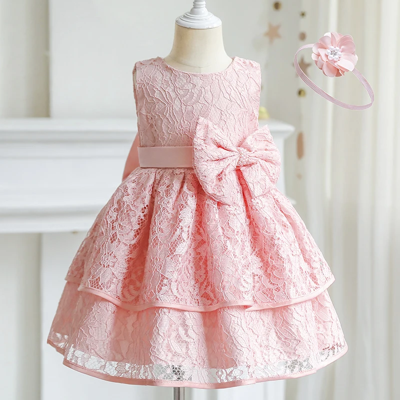 Newborn Baby Girl Dress Lace Christening Gown Princess 1 Year Birthday Party Toddler Girls Dresses with Headwear Infant Clothing
Newborn Baby Girl Dress Lace Christening Gown Princess 1 Year Birthday Party Toddler Girls Dresses with Headwear Infant Clothing