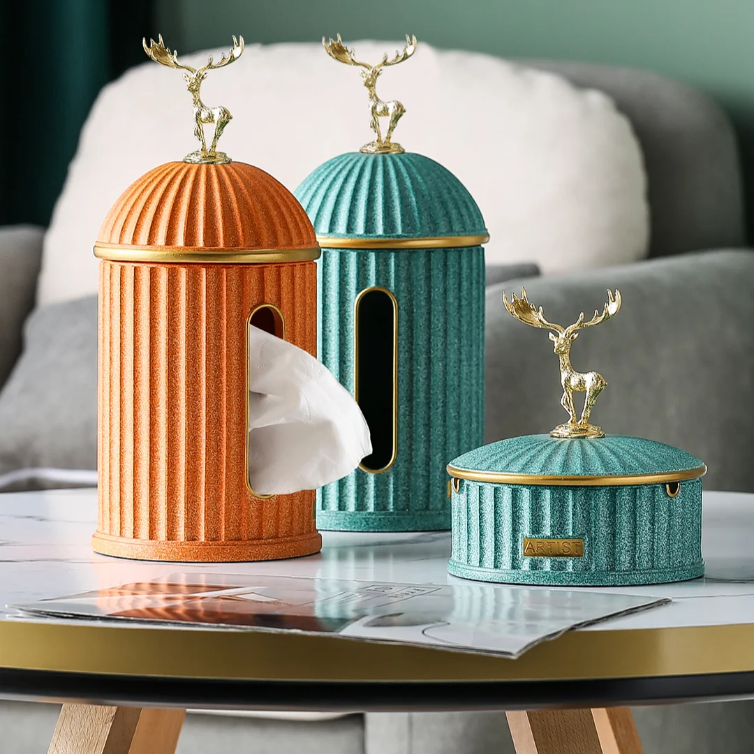 Nordic Luxury Tissue Boxes Creative Modern Resin Organizer Living Room Napkin Tissue Boxes Boite A Rangement Home Garden DB60ZJ
Nordic Luxury Tissue Boxes Creative Modern Resin Organizer Living Room Napkin Tissue Boxes Boite A Rangement Home Garden DB60ZJ
