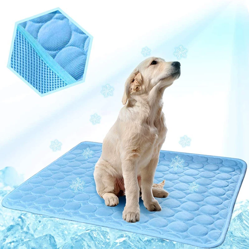 Dog Cooling Mat Breathable Ice Silk Cooling Pad Blanket for Pets for Dogs Portable & Washable Pet Cooling Blanket for Sofa Floor
Dog Cooling Mat Breathable Ice Silk Cooling Pad Blanket for Pets for Dogs Portable & Washable Pet Cooling Blanket for Sofa Floor