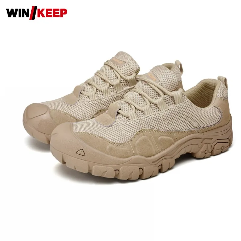 Mens Outdoor Wear Resistant Hiking Shoes Lace Up Mesh Breathable Antiskid Climbing Trekking Shoes Men Sports Sneakers Footwear
Mens Outdoor Wear Resistant Hiking Shoes Lace Up Mesh Breathable Antiskid Climbing Trekking Shoes Men Sports Sneakers Footwear