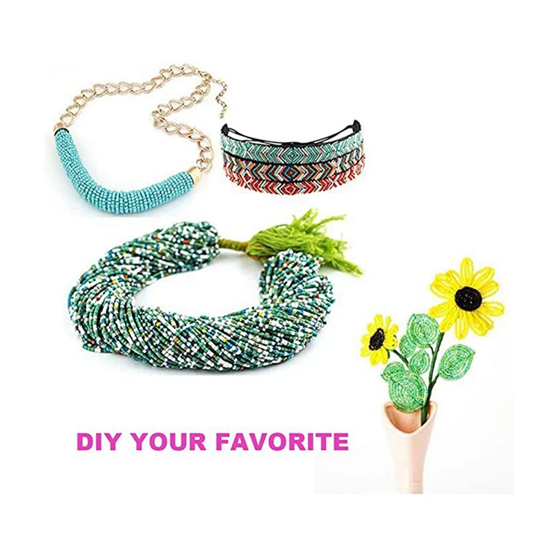 14400 Millet Beads Alphabet Bead Kit 2 Rolls of Crystal Line & 1200Pcs A-Z Acrylic Letter Beads 26 English Letters
14400 Millet Beads Alphabet Bead Kit 2 Rolls of Crystal Line & 1200Pcs A-Z Acrylic Letter Beads 26 English Letters