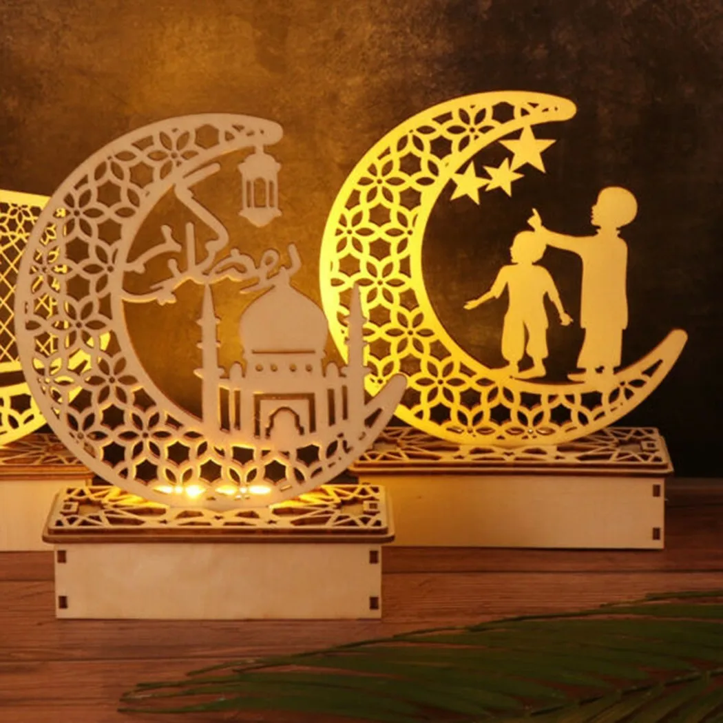 1pc Kawaii Pendant LED Wood Plaque Ramadan Moon Star Eid Mubarak Living Room Home Decoration Ornaments Accessories Big Deal
1pc Kawaii Pendant LED Wood Plaque Ramadan Moon Star Eid Mubarak Living Room Home Decoration Ornaments Accessories Big Deal