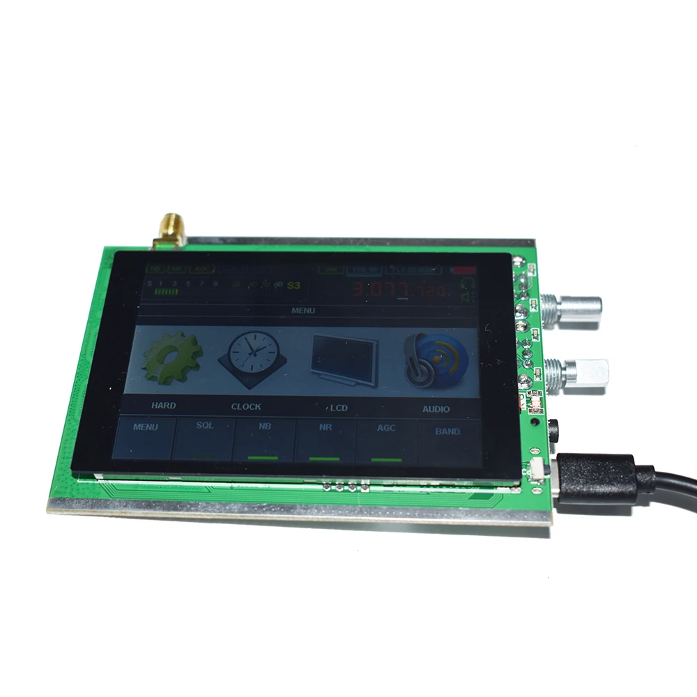 50KHz-200MHz USB Malachite SDR Radio Malahit DSP 3.5 Inch Touching Screen SDR HAM Transceiver Receiver STM32H742
50KHz-200MHz USB Malachite SDR Radio Malahit DSP 3.5 Inch Touching Screen SDR HAM Transceiver Receiver STM32H742