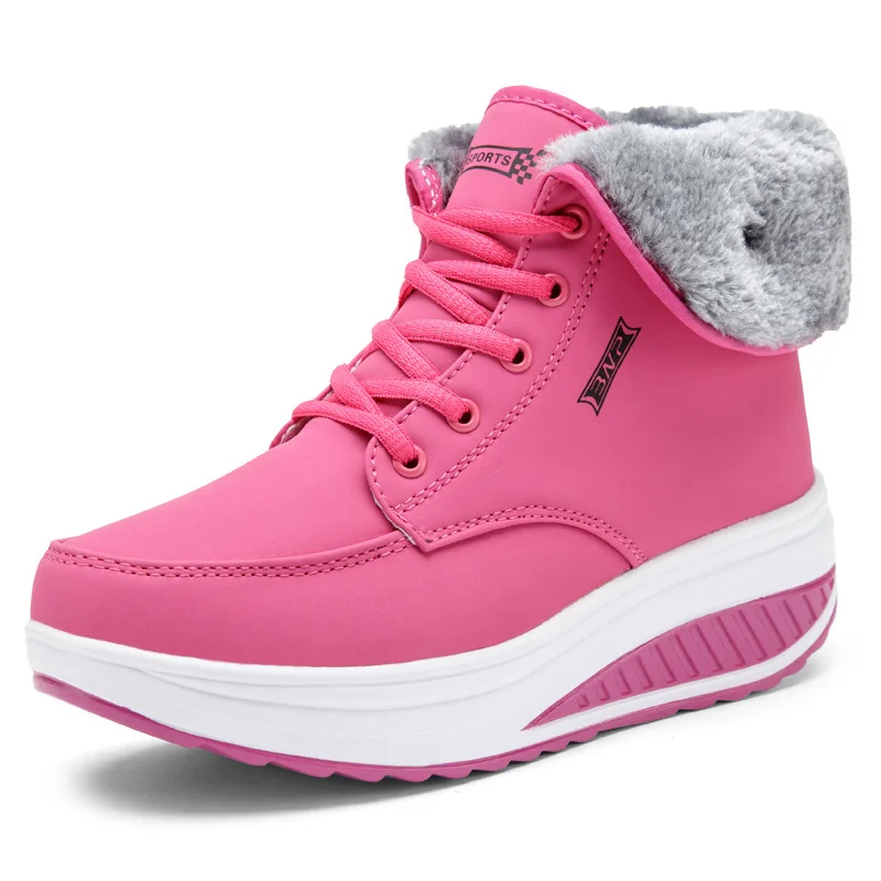 Winter Snow Boots Woman Casual Warm Plush Platform Shoes Ankle Boots Women Fashion Non-slip Wedges Botas Zapados Mujer
Winter Snow Boots Woman Casual Warm Plush Platform Shoes Ankle Boots Women Fashion Non-slip Wedges Botas Zapados Mujer