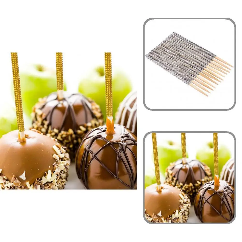 12Pcs/Set Reliable Fruit Toothpick Practical Easy Clean Eye-catching Glitter Decorative Xmas Fruit Pick
12Pcs/Set Reliable Fruit Toothpick Practical Easy Clean Eye-catching Glitter Decorative Xmas Fruit Pick