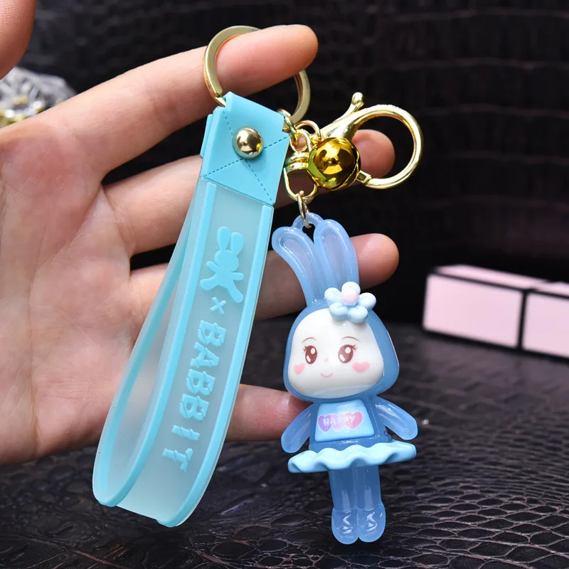 New Creative Girl Heart Cute Bunny Accessories Wholesale Resin Luminous Dancing Rabbit Bag Key Chain Accessories
New Creative Girl Heart Cute Bunny Accessories Wholesale Resin Luminous Dancing Rabbit Bag Key Chain Accessories