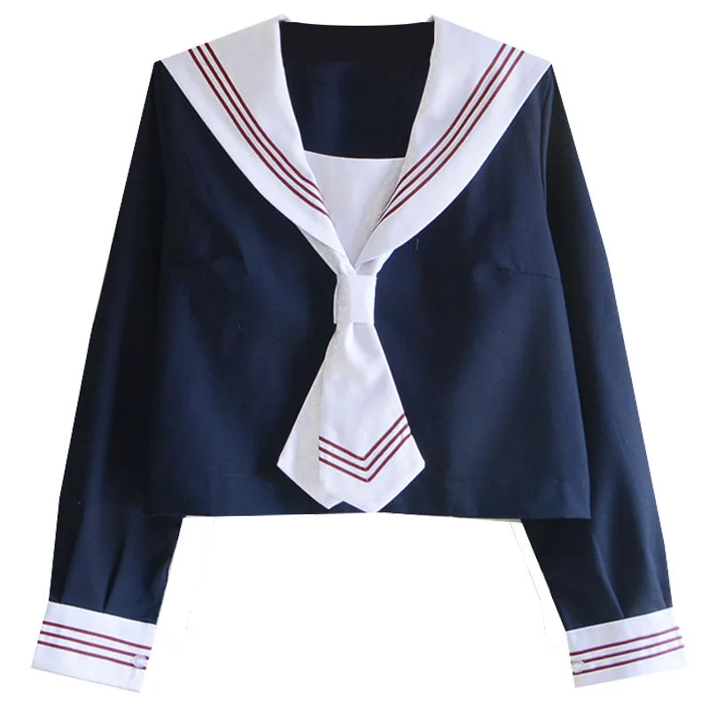 Uphyd Japanese Anime School Uniform Navy Blue JK Sailor Uniforms Long Sleeve Girls Spring Autumn Chorus Performance Sailor Suits
Uphyd Japanese Anime School Uniform Navy Blue JK Sailor Uniforms Long Sleeve Girls Spring Autumn Chorus Performance Sailor Suits