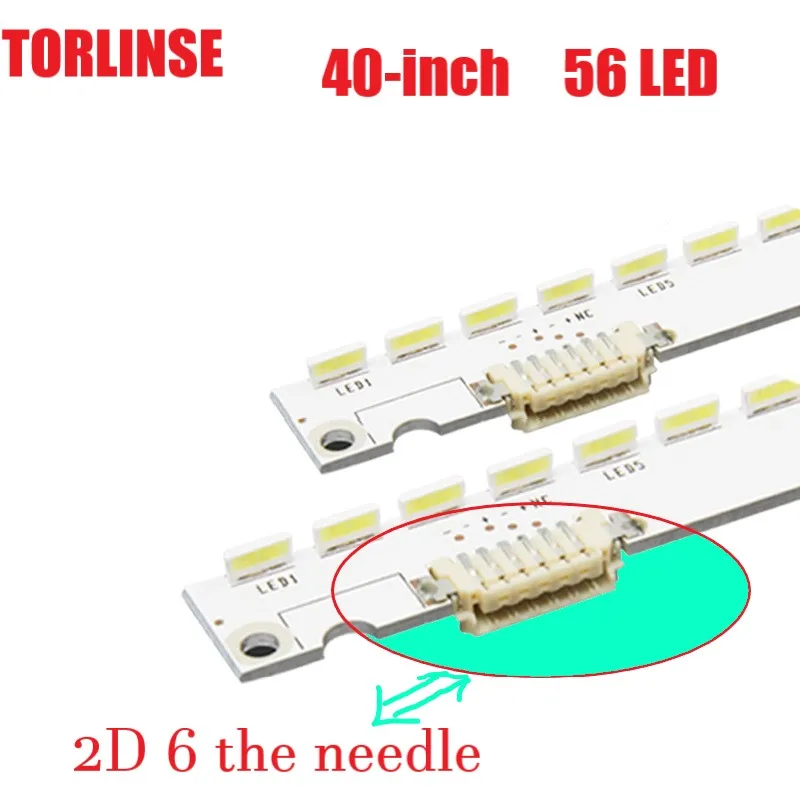 100% новая одежда для маленькой девочки 2 шт 56LED 500 мм Светодиодная подсветка Samsung
