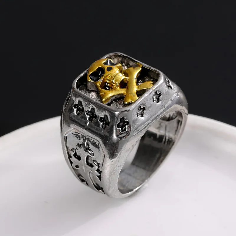 Retro creative punk hip hop rock pop geometric cross pirate skull men's ring boy birthday gift party jewelry wholesale
Retro creative punk hip hop rock pop geometric cross pirate skull men's ring boy birthday gift party jewelry wholesale