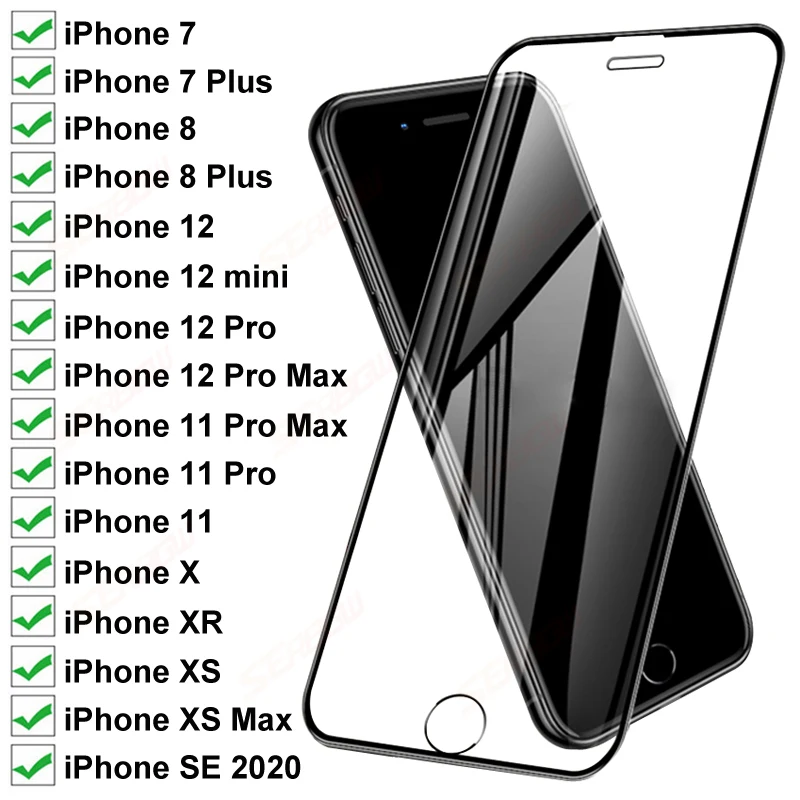 2000D Anti-Burst Protective Glass For iPhone 7 8 Plus SE 2020 Screen Protector iphone 12 mini 11 Pro XS Max X XR Full Cover Film
2000D Anti-Burst Protective Glass For iPhone 7 8 Plus SE 2020 Screen Protector iphone 12 mini 11 Pro XS Max X XR Full Cover Film