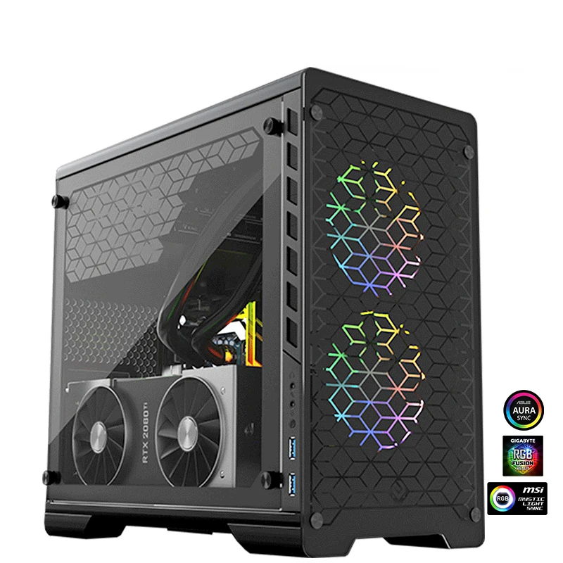 PHANTEKS MG(MetallicGear) 210G ITX чехол для компьютера (RGB/side 280 с водяным