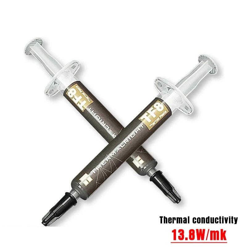 Thermalright TF8 Thermal Paste 13.8W/mk Computer PC Laptop Notebook CPU GPU Cooler Heat Conductive Paste Cooling Thermal Grease
Thermalright TF8 Thermal Paste 13.8W/mk Computer PC Laptop Notebook CPU GPU Cooler Heat Conductive Paste Cooling Thermal Grease