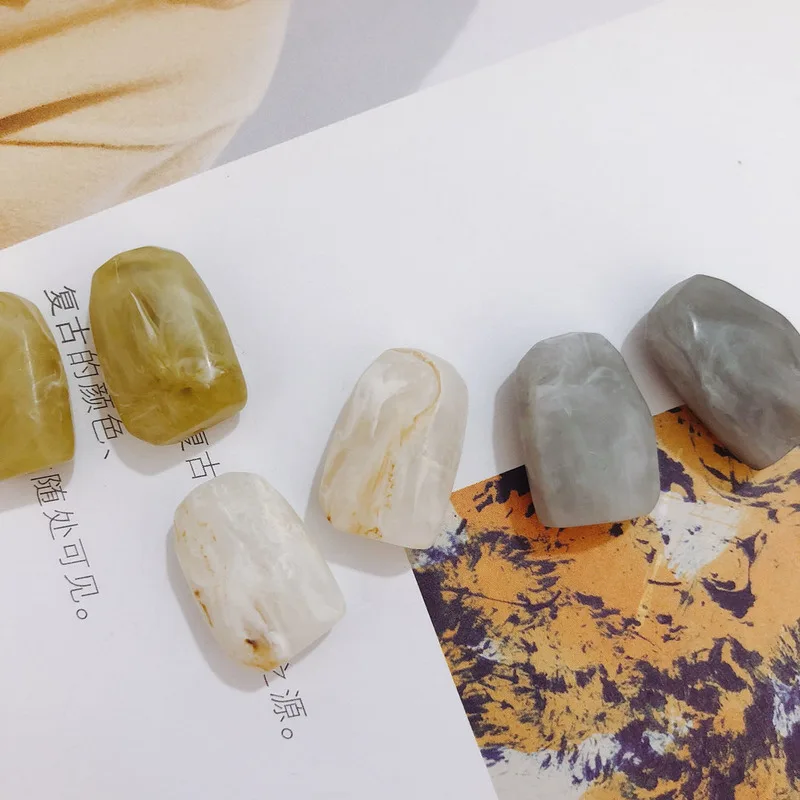 DIY fashion temperament matte resin shaped ice cream color blooming beads material earrings hair ring accessories 6pcs
DIY fashion temperament matte resin shaped ice cream color blooming beads material earrings hair ring accessories 6pcs