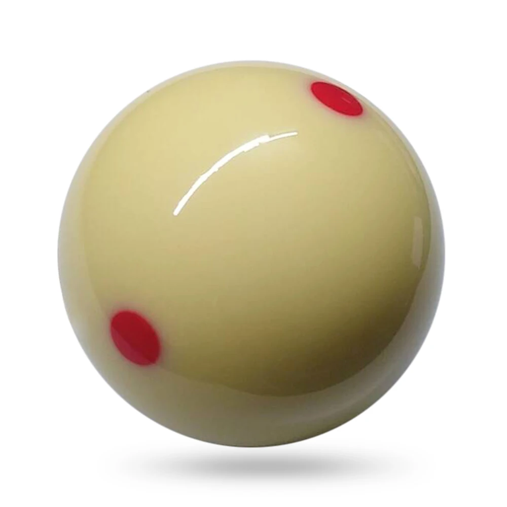 

1 шт. белый бильярдный шар из синтетической смолы, гладкий Стандартный бильярдный мяч 57,2 мм, запасной Кий Мяч для фотоэлементов