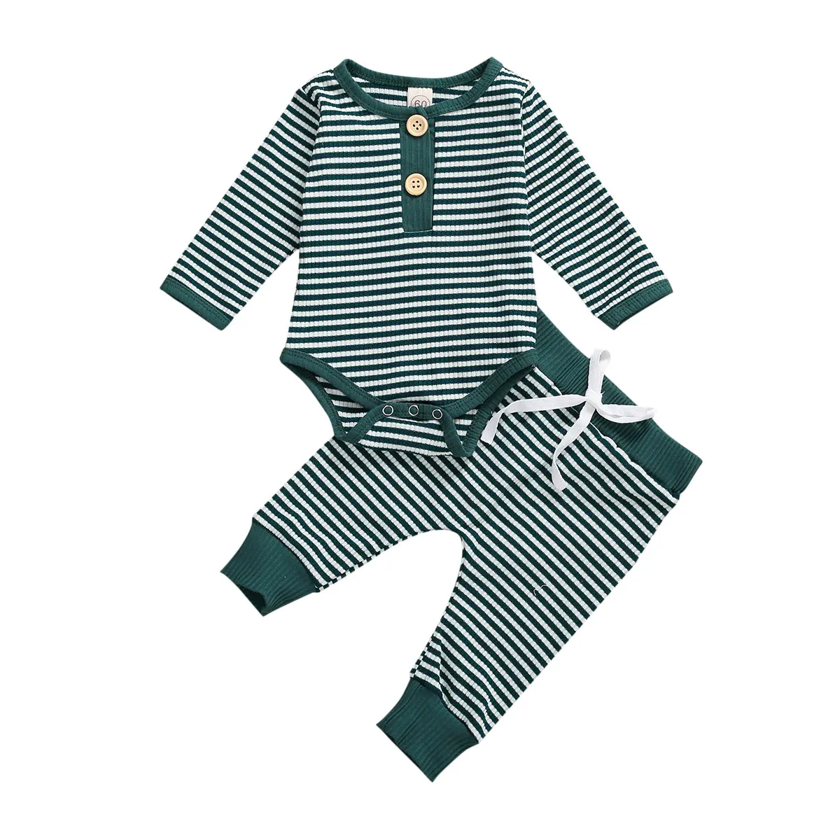 Baby Girl Clothing Set 2020 Autumn Round Collar Long Sleeve Striped Romper + Pants Newborn Casual Outfit 0-24M Clothes
Baby Girl Clothing Set 2020 Autumn Round Collar Long Sleeve Striped Romper + Pants Newborn Casual Outfit 0-24M Clothes