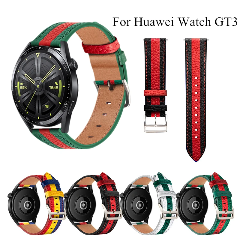 Genuine Leather Strap For Huawei Watch GT3 42mm 46mm SmartWatch Bracelet for Huawei Watch GT 3 Wristband Replacement Strap
Genuine Leather Strap For Huawei Watch GT3 42mm 46mm SmartWatch Bracelet for Huawei Watch GT 3 Wristband Replacement Strap