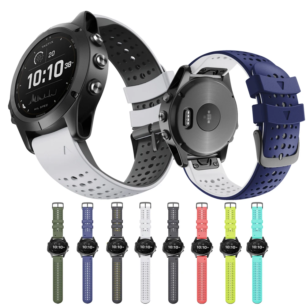 Ремешок силиконовый для Garmin Fenix 6 Pro 5 Plus браслет приближения S60 S62 forerunner 935 945 Easyfit 22