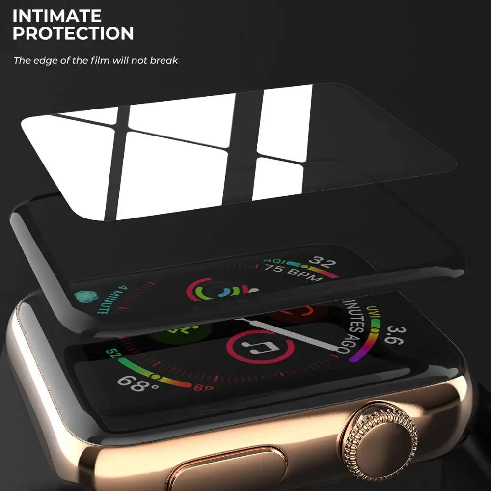 3D Curved Edge HD Tempered Glass for Apple Watch Series 3 2 1 38MM 42MM Screen Protector film for iWatch 4/5/6/SE 40MM 44MM
3D Curved Edge HD Tempered Glass for Apple Watch Series 3 2 1 38MM 42MM Screen Protector film for iWatch 4/5/6/SE 40MM 44MM