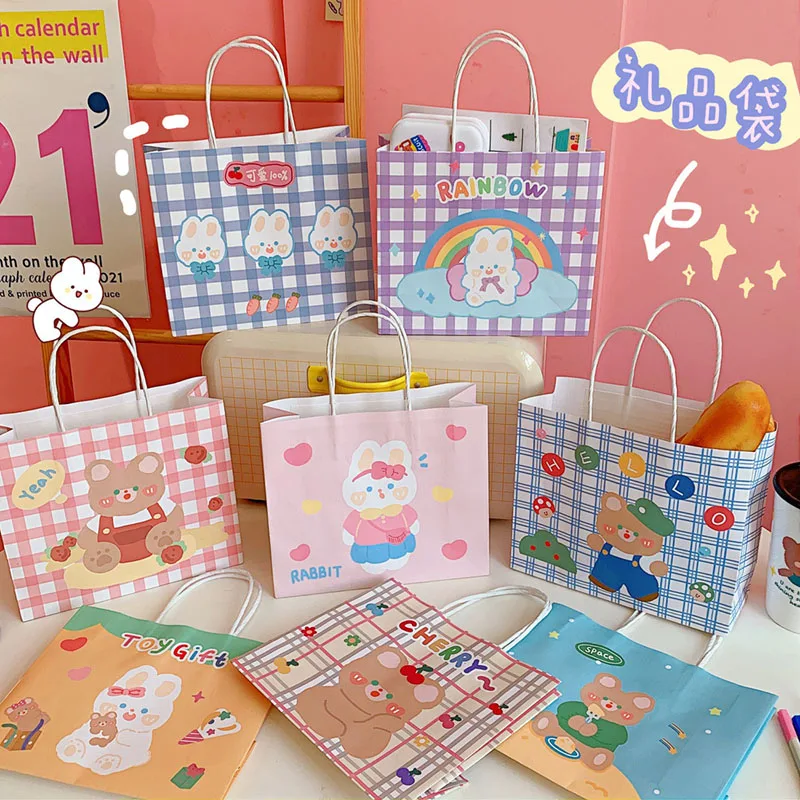 Cartoon Kawaii Bear Girl Student Printing Rabbit Packing Storage bag Christmas New Year Party Gift Bags Shopping Bags Supplies
Cartoon Kawaii Bear Girl Student Printing Rabbit Packing Storage bag Christmas New Year Party Gift Bags Shopping Bags Supplies