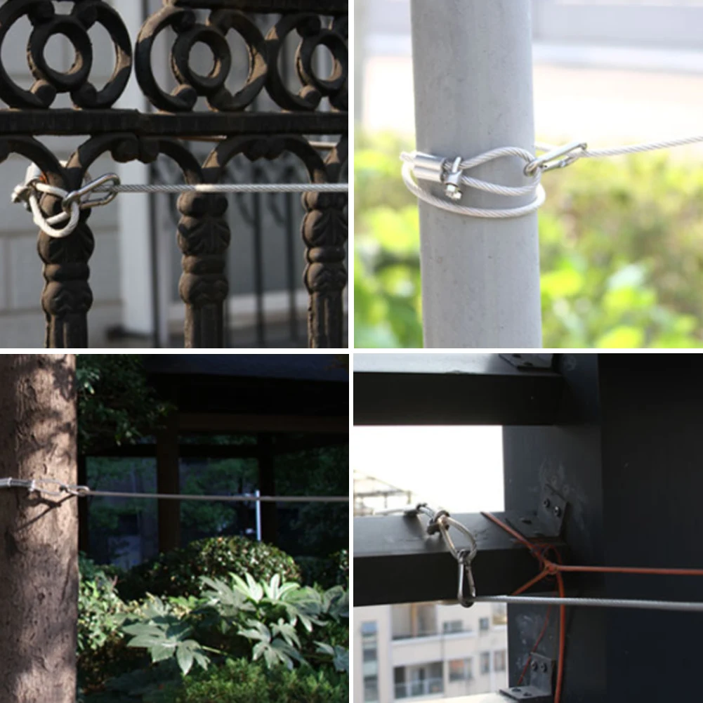 30/15 Meter Steel PVC Coated Flexible Wire Rope Soft Cable Transparent Stainless Steel Clothesline Diameter 2mm Kit Hot New
30/15 Meter Steel PVC Coated Flexible Wire Rope Soft Cable Transparent Stainless Steel Clothesline Diameter 2mm Kit Hot New