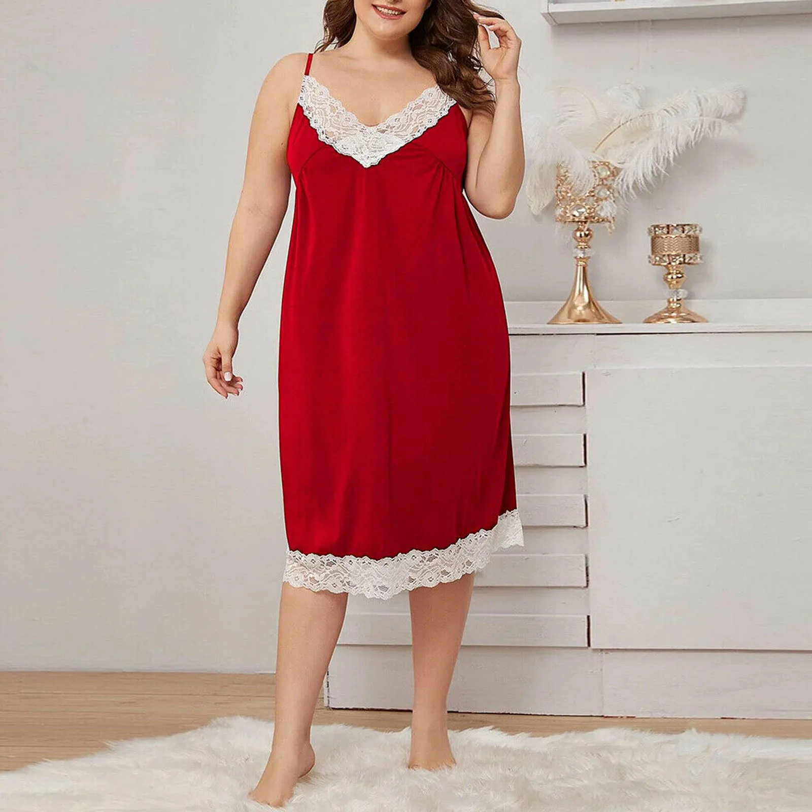 5XL Sexy Sleepwear Women Nightgowns Dress Through Lace Sexy Lingerie Night Dress Underwear Party Nightie Loose Comfy Pajamas
5XL Sexy Sleepwear Women Nightgowns Dress Through Lace Sexy Lingerie Night Dress Underwear Party Nightie Loose Comfy Pajamas