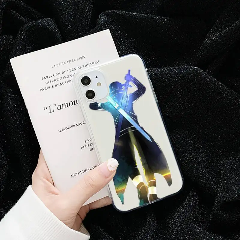Sword Art Online SAO Anime Phone Case Transparent for iPhone 6 7 8 11 12 s mini pro X XS XR MAX Plus cover funda shell
Sword Art Online SAO Anime Phone Case Transparent for iPhone 6 7 8 11 12 s mini pro X XS XR MAX Plus cover funda shell