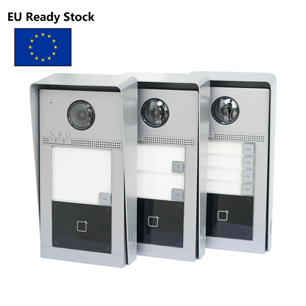HIK 1-4 button DS-KV8113/8213/8413-WME1(B) International version IP Doorbell,Door phone, Video Intercom,waterproof, support Card
HIK 1-4 button DS-KV8113/8213/8413-WME1(B) International version IP Doorbell,Door phone, Video Intercom,waterproof, support Card