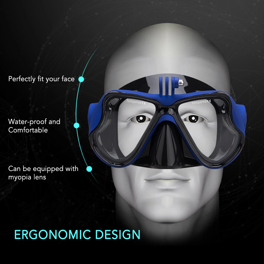 Dry Snorkel Mask Set Snorkeling Gear Foldable Snorkel Goggles Anti Fog Tempered Glass Snorkel Goggles for Swimming Scuba Diving
Dry Snorkel Mask Set Snorkeling Gear Foldable Snorkel Goggles Anti Fog Tempered Glass Snorkel Goggles for Swimming Scuba Diving