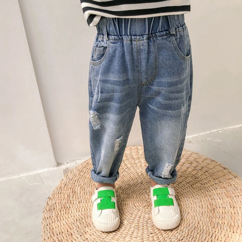 2021 New Fashion Casual Fall Jeans For Children Ripped Denim Pants Autumn Spring Solid Jeans Kids Boys Girls Trousers Clothing
2021 New Fashion Casual Fall Jeans For Children Ripped Denim Pants Autumn Spring Solid Jeans Kids Boys Girls Trousers Clothing