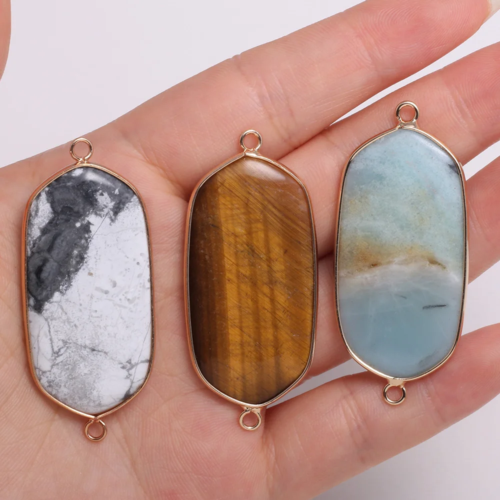 1pcs Natural Stone Rectangle Tiger Eye Stone Pendant for Jewelry Making DIY Necklace Earring Women Gift Size 23x50mm
1pcs Natural Stone Rectangle Tiger Eye Stone Pendant for Jewelry Making DIY Necklace Earring Women Gift Size 23x50mm