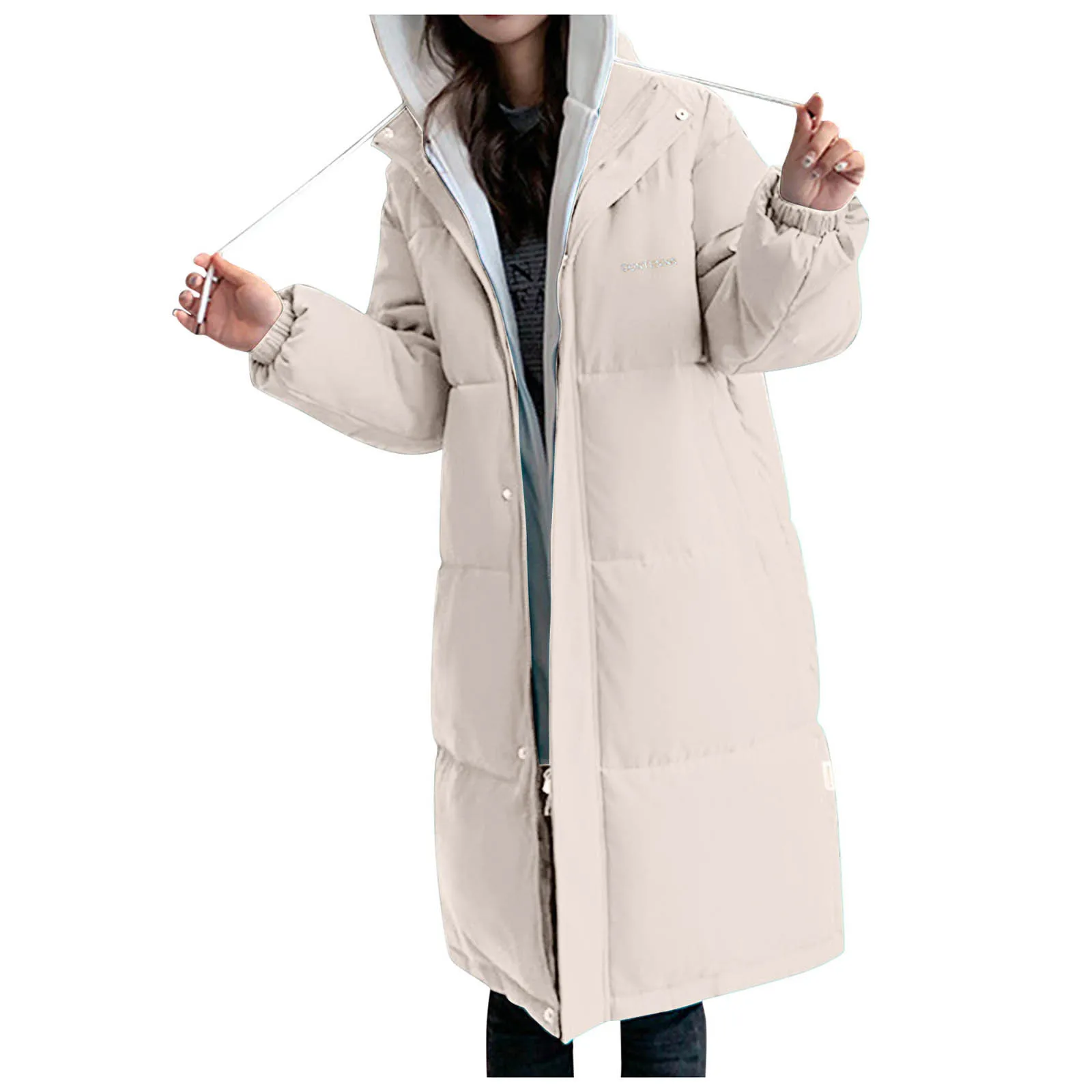 Women's 2021 Long Winter Vest Coat With Hood Long Sleeve Warm Down Coat With Pockets Quilted Outdoor Jackets Winter Jacket
Women's 2021 Long Winter Vest Coat With Hood Long Sleeve Warm Down Coat With Pockets Quilted Outdoor Jackets Winter Jacket