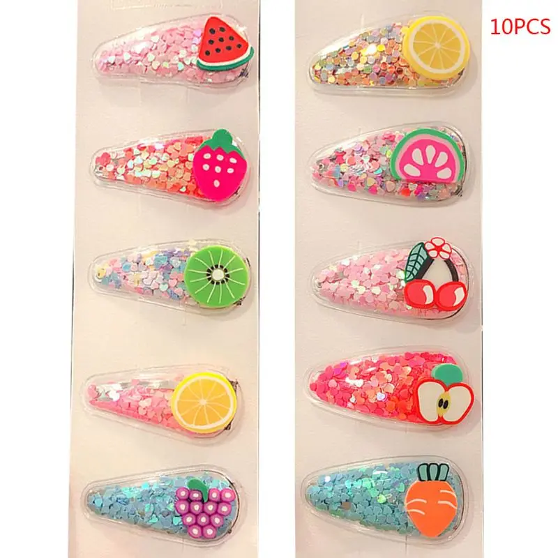 New Fruit Transparent Baby Girls Hair Clip Sequin Hearts Hair Accessories Colorful Children Kids Barrettes 03KD
New Fruit Transparent Baby Girls Hair Clip Sequin Hearts Hair Accessories Colorful Children Kids Barrettes 03KD