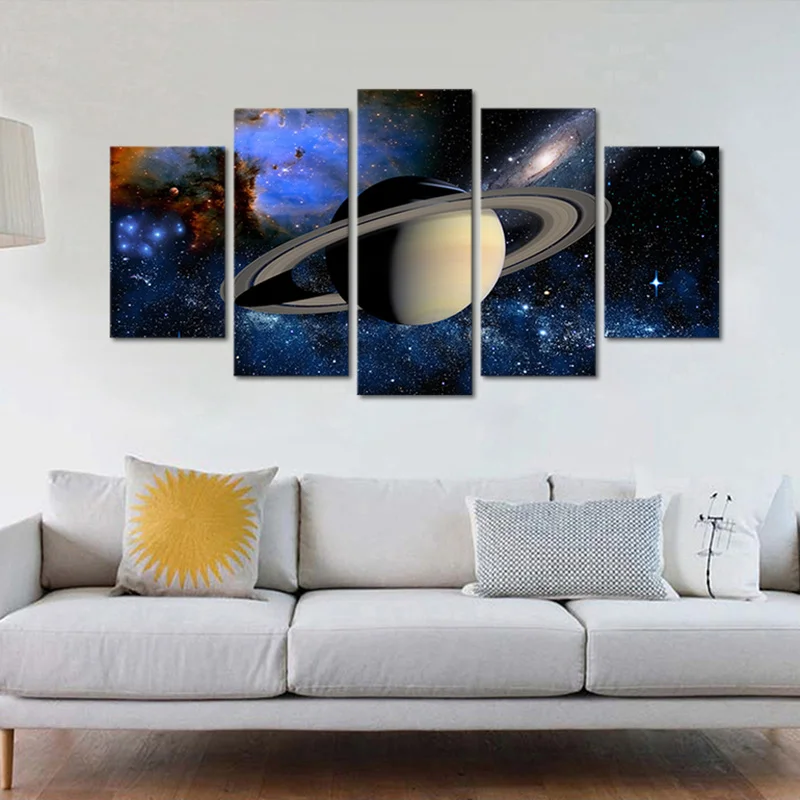 5 Panels Canvas Wall Art Painting Planet In Galaxy Print Home Decor Poster Modern Living Room Decoration Pictures
5 Panels Canvas Wall Art Painting Planet In Galaxy Print Home Decor Poster Modern Living Room Decoration Pictures