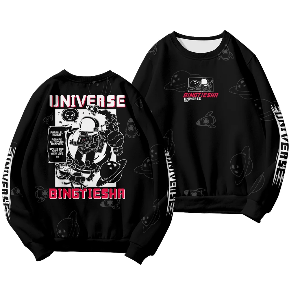 Astronauts 3D Print Casual Fashion Hoodie Spring All-match Leisure Hip Hop long sleeve Sweatshirt Men Women Purple Streetwear 
Astronauts 3D Print Casual Fashion Hoodie Spring All-match Leisure Hip Hop long sleeve Sweatshirt Men Women Purple Streetwear