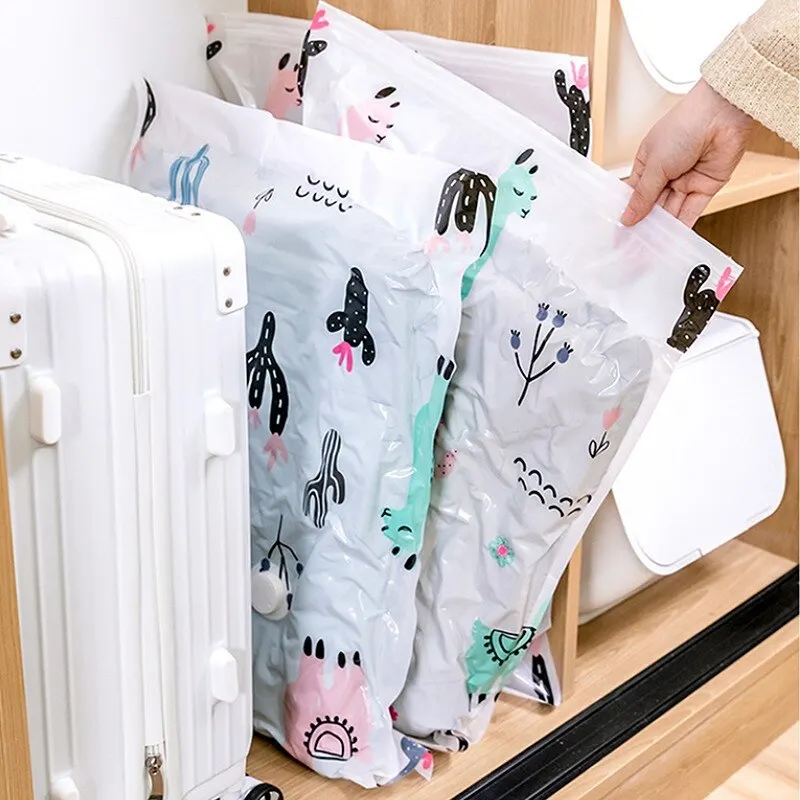 1PC Thickened Vacuum Storage Bag For Cloth Compressed Bag with Hand Pump Reusable Blanket Clothes Quilt Organizer 2021
1PC Thickened Vacuum Storage Bag For Cloth Compressed Bag with Hand Pump Reusable Blanket Clothes Quilt Organizer 2021