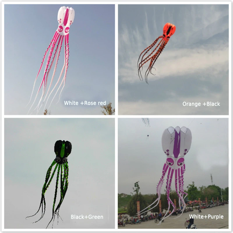 free shipping high quality 20m octopus kite pendant large soft kite ripstop nylon fabric kite line flying in sky outdoor toys
free shipping high quality 20m octopus kite pendant large soft kite ripstop nylon fabric kite line flying in sky outdoor toys