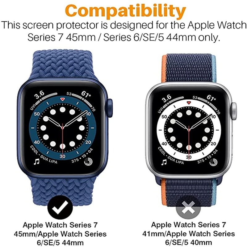 Hydrogel No Bubbles Film Cover For iwatch Apple Watch Series 7 41mm 45mm transparent SE 4 5 6 38/40mm 42/44mm | Наручные часы