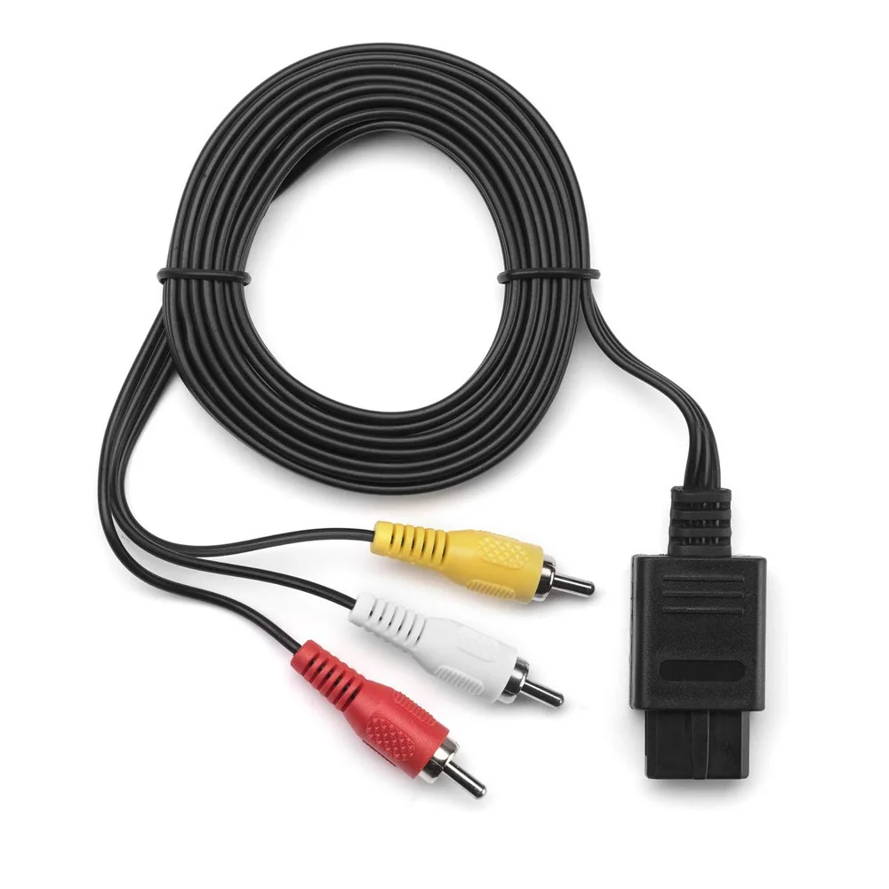 For NS64 Audio TV Video Cord AV Cable to RCA for Super For Nintendo For GameCube For N64 For SNES
For NS64 Audio TV Video Cord AV Cable to RCA for Super For Nintendo For GameCube For N64 For SNES