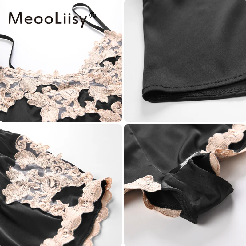 MeooLiisy Summer Women French Pajamas Set Sexy Patchwork Lace Trim Sleepwear Strap Top&Shorts Suit Loose Home Clothes
MeooLiisy Summer Women French Pajamas Set Sexy Patchwork Lace Trim Sleepwear Strap Top&Shorts Suit Loose Home Clothes