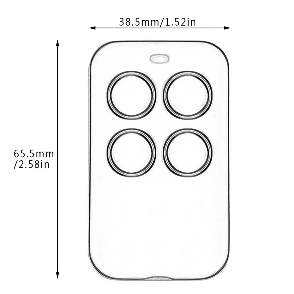 Portable Small Size 433MHz Multi-frequency Universal Automatic Door Cloning Remote Control PTX4 Duplicator
Portable Small Size 433MHz Multi-frequency Universal Automatic Door Cloning Remote Control PTX4 Duplicator