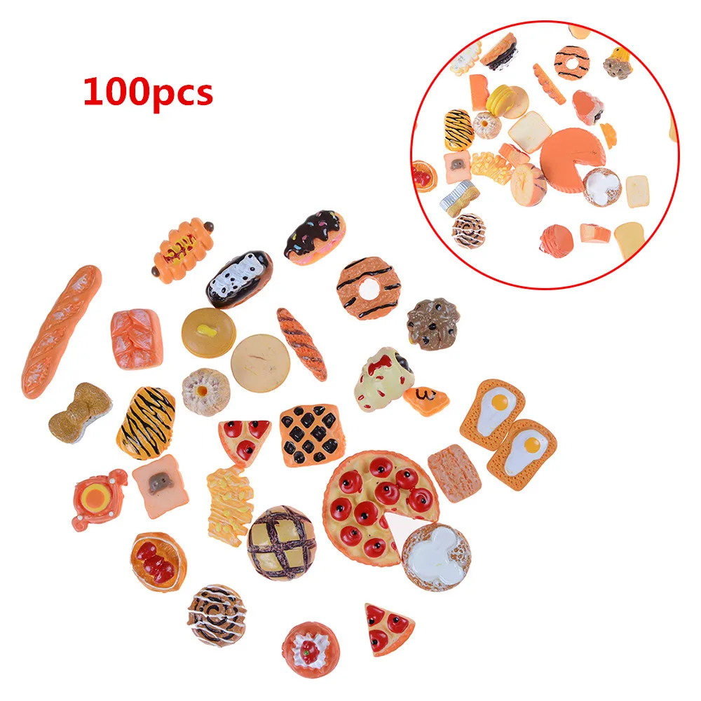 Миниатюрные игрушки для кукольного домика 10 шт.|kitchen toys|kitchen food toystoy kitchen |
