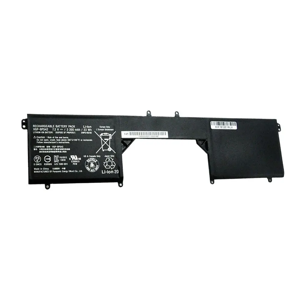 VGP-BPS42 BPS42 Laptop Battery For SONY VAIO Fit 11A SVF11N14SCP SVF11N15SCP SVF11N18CW 7.2V 23Wh SVF11N18CW SVF11N14SCP
VGP-BPS42 BPS42 Laptop Battery For SONY VAIO Fit 11A SVF11N14SCP SVF11N15SCP SVF11N18CW 7.2V 23Wh SVF11N18CW SVF11N14SCP