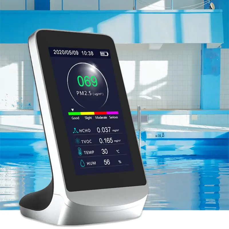 Цифровой датчик качества воздуха PM2.5 HCHO/TVOC AQI, детектор газа с функцией истории
Цифровой датчик качества воздуха PM2.5 HCHO/TVOC AQI, детектор газа с функцией истории