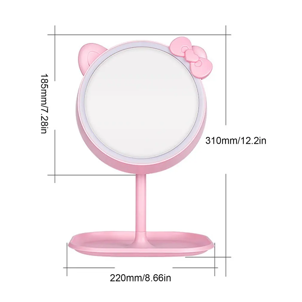 Cat Makeup Mirror With Led Standing Mirror Screen Vanity Adjustable Light For Office Cosmetics Makeup Mirror
Cat Makeup Mirror With Led Standing Mirror Screen Vanity Adjustable Light For Office Cosmetics Makeup Mirror