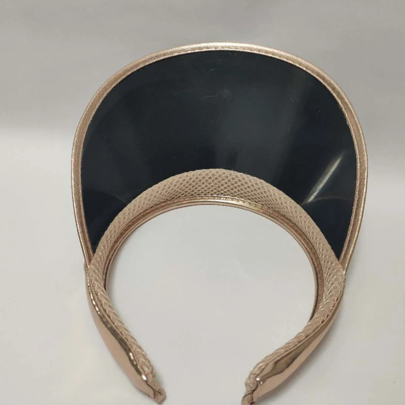 2021 New Summer Women Men Sun Hat Candy Color Transparent Empty Top Plastic PVC Sunshade Hat Visor Caps Bicycle Sun Hat 
2021 New Summer Women Men Sun Hat Candy Color Transparent Empty Top Plastic PVC Sunshade Hat Visor Caps Bicycle Sun Hat