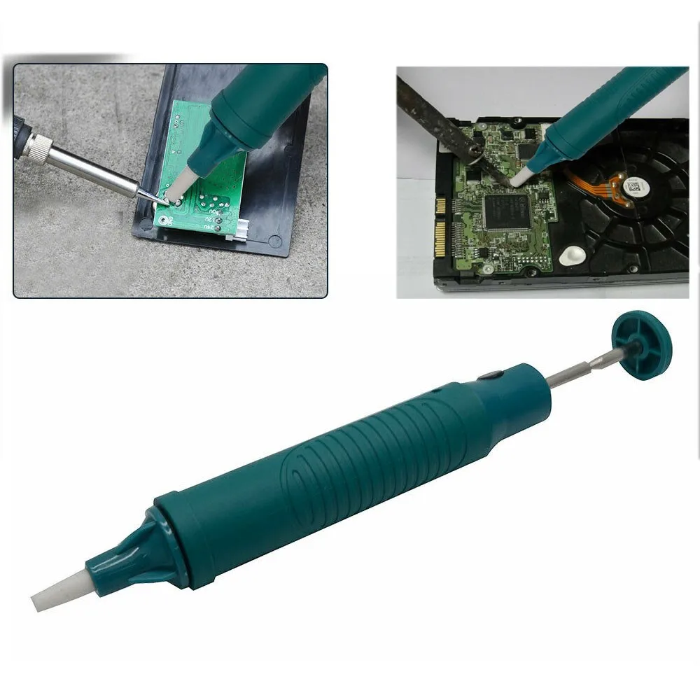 Soldering Iron Remover SOLDER SUCKER PUMP Remover Desoldering Tool Iron Tool 22 Gun Soldering Repair Tool With Welding Nozzle
Soldering Iron Remover SOLDER SUCKER PUMP Remover Desoldering Tool Iron Tool 22 Gun Soldering Repair Tool With Welding Nozzle