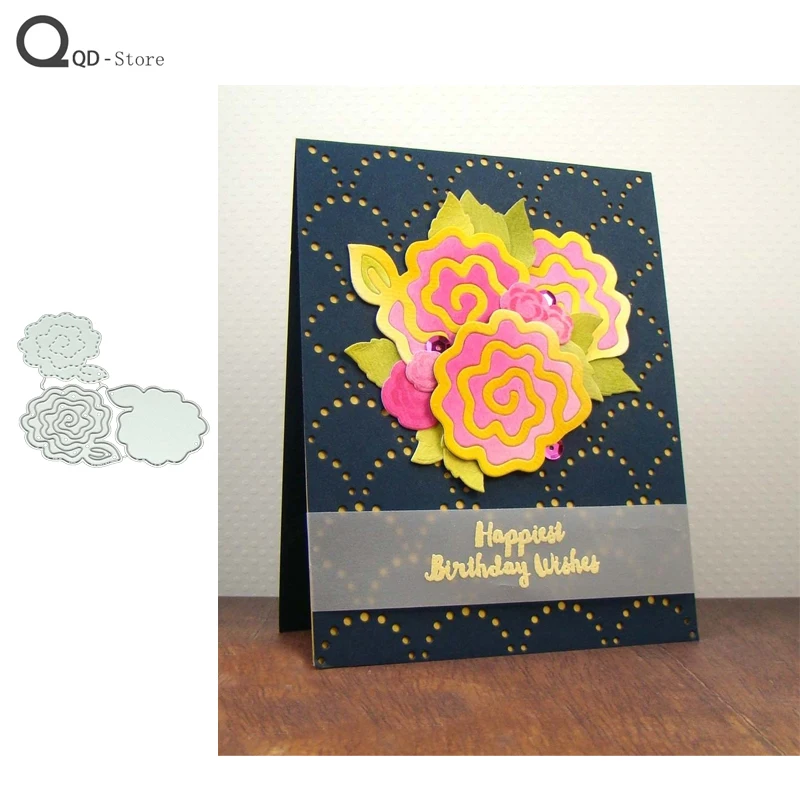 3D Flower Metal Cutting Dies Scrapbook Handmade Tools DIY Card Make Mould Model Craft Decoration New 2021 Wholesale 
3D Flower Metal Cutting Dies Scrapbook Handmade Tools DIY Card Make Mould Model Craft Decoration New 2021 Wholesale