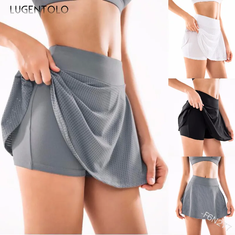 Шорты Lugentolo женские спортивные, летние прямые однотонные спортивные с высокой талией, из полиэстера, повседневные с эластичным поясом
Шорты Lugentolo женские спортивные, летние прямые однотонные спортивные с высокой талией, из полиэстера, повседневные с эластичным поясом