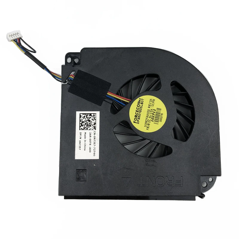 Новый оригинальный вентилятор охлаждения процессора для Dell M6400 M6500 вентилятор охлаждения ноутбука DFS601605LB0T F8V8 CN-0N7J57 N7J57 5pin
Новый оригинальный вентилятор охлаждения процессора для Dell M6400 M6500 вентилятор охлаждения ноутбука DFS601605LB0T F8V8 CN-0N7J57 N7J57 5pin