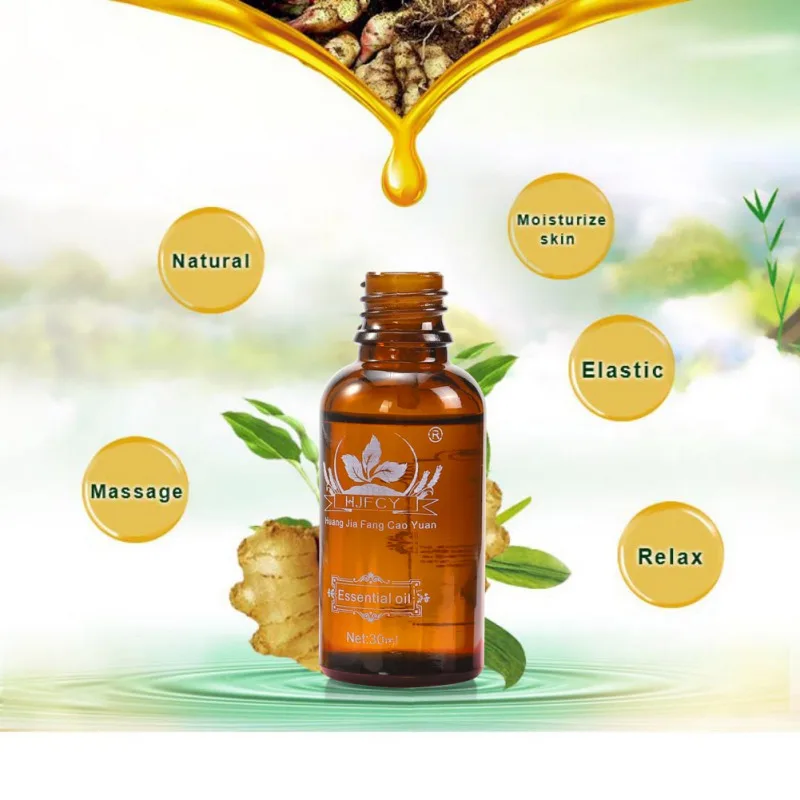 30ml Ginger Essential Oil Effective Repelling Cold And Relaxing Nourishing Skin Relax And Relieve Fatigue Massage Oil
30ml Ginger Essential Oil Effective Repelling Cold And Relaxing Nourishing Skin Relax And Relieve Fatigue Massage Oil